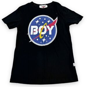 Boy London Shirt Adult Small‎ Black Space Logo Boy T-Shirt 100% Cotton